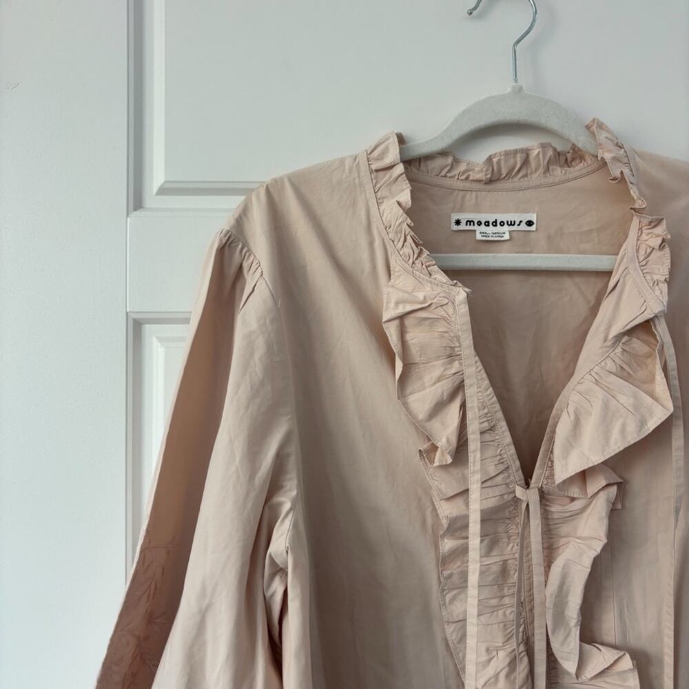 meadows Lavender Dress Blush Long Sleeve Maxi - Picture 10 of 10
